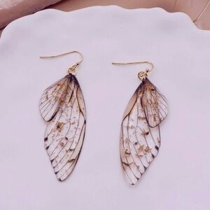 Fairycore Wing Drop Earrings